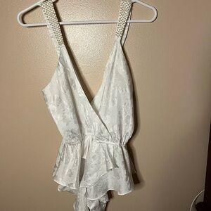 Vintage Victoria's Secret Cream Top